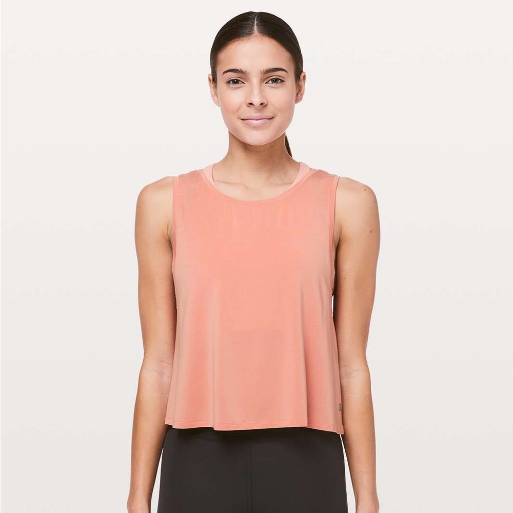 Lululemon X Soulcycle Ride and Reflect Tank in Cameo Pink! 💕